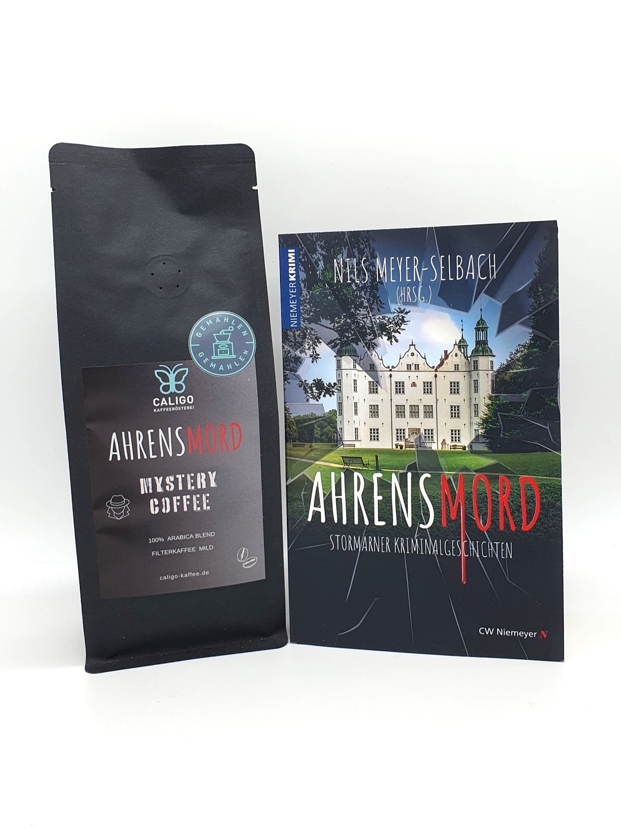 Ahrensmord 1 "Coffee & Crime" Geschenk-Set - Filterkaffee