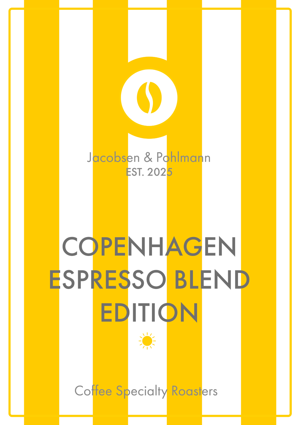 NEU Copenhagen Espresso Blend Edition · Jacobsen & Pohlmann
