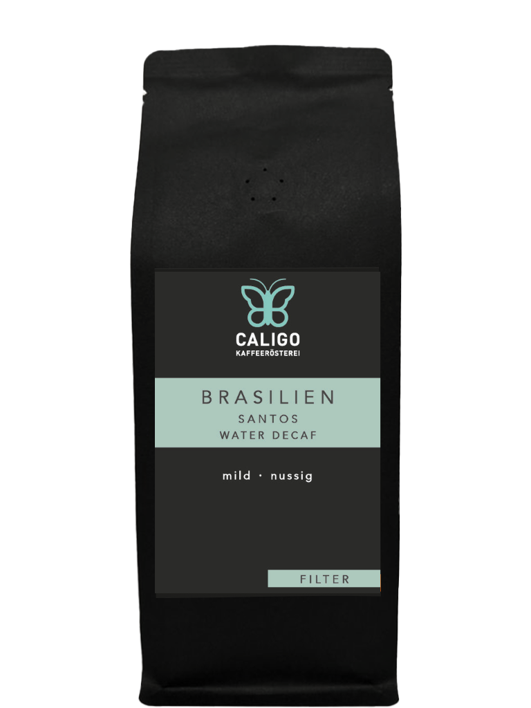 Santos - Brasilien - Filterkaffee - Water Decaf - Entkoffeiniert