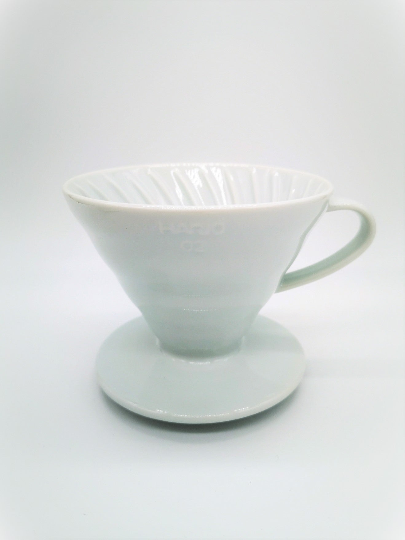 Hario V60 Keramikfilter, Porzellan Größe 02 weiß