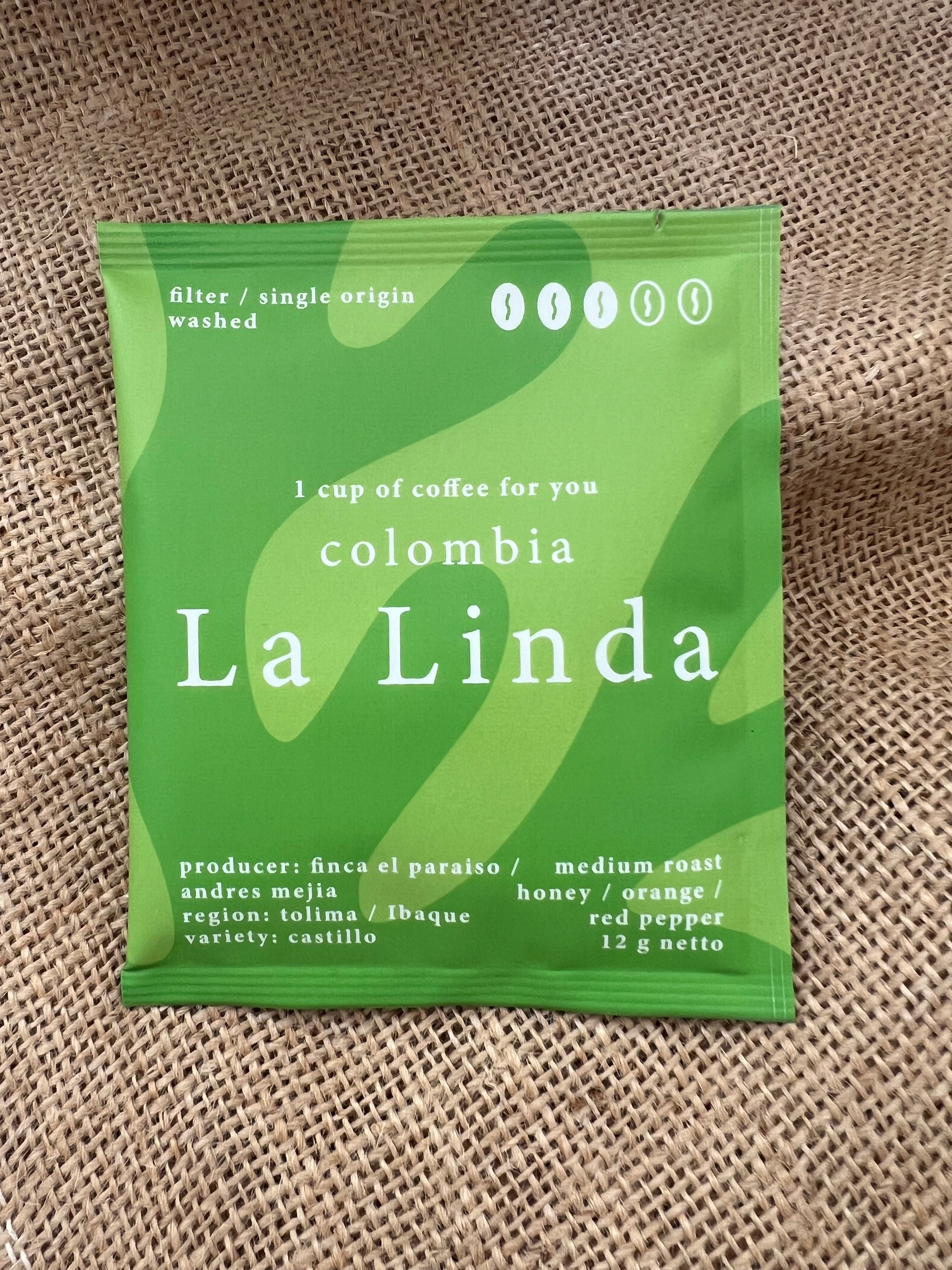 El Coral Drip Bag - La Linda - Kolumbien - Filterkaffee - PROJEKTKAFFEE