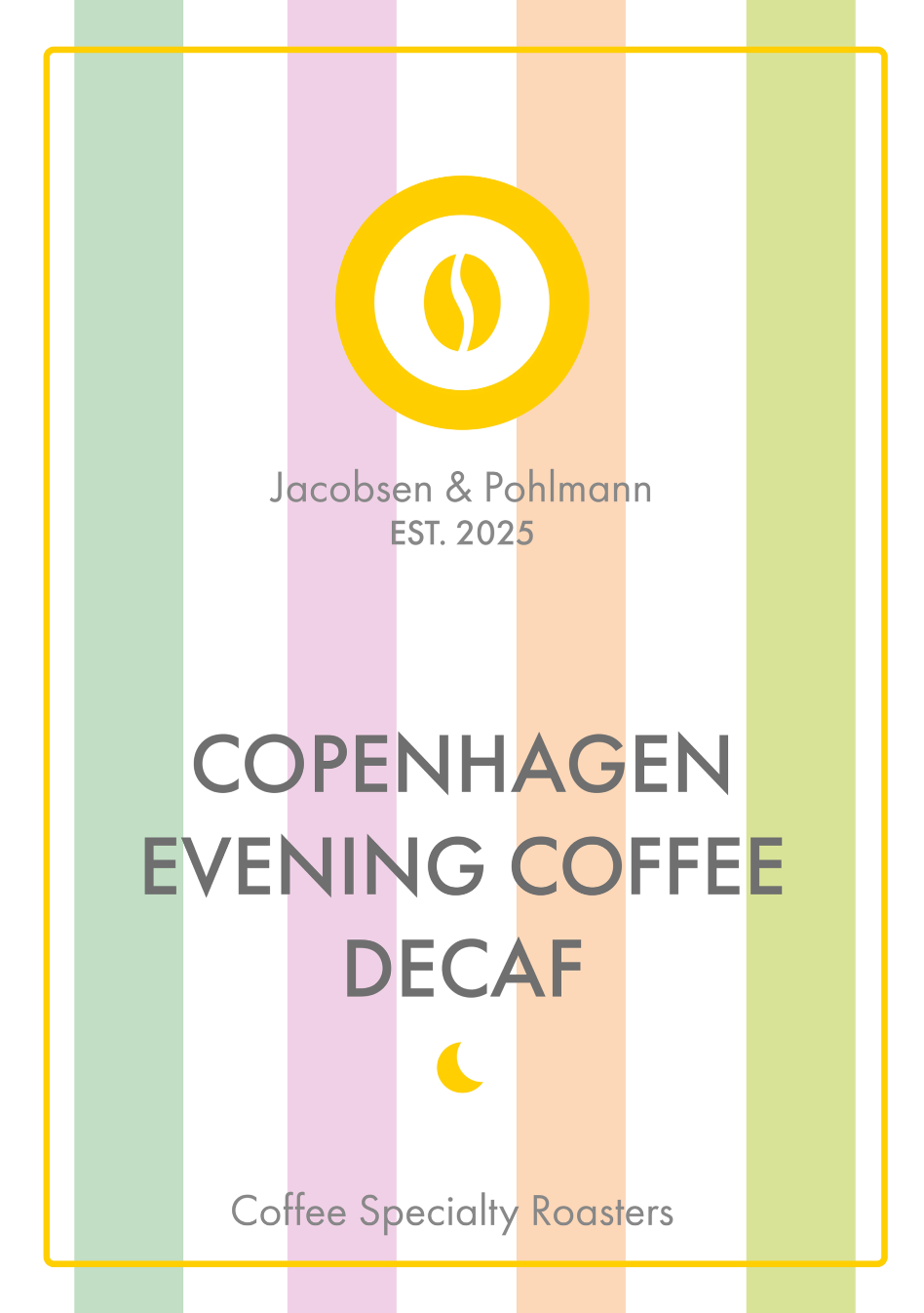 Copenhagen Evening Decaf – Specialty Filterkaffee, entkoffeiniert, Jacobsen & Pohlmann